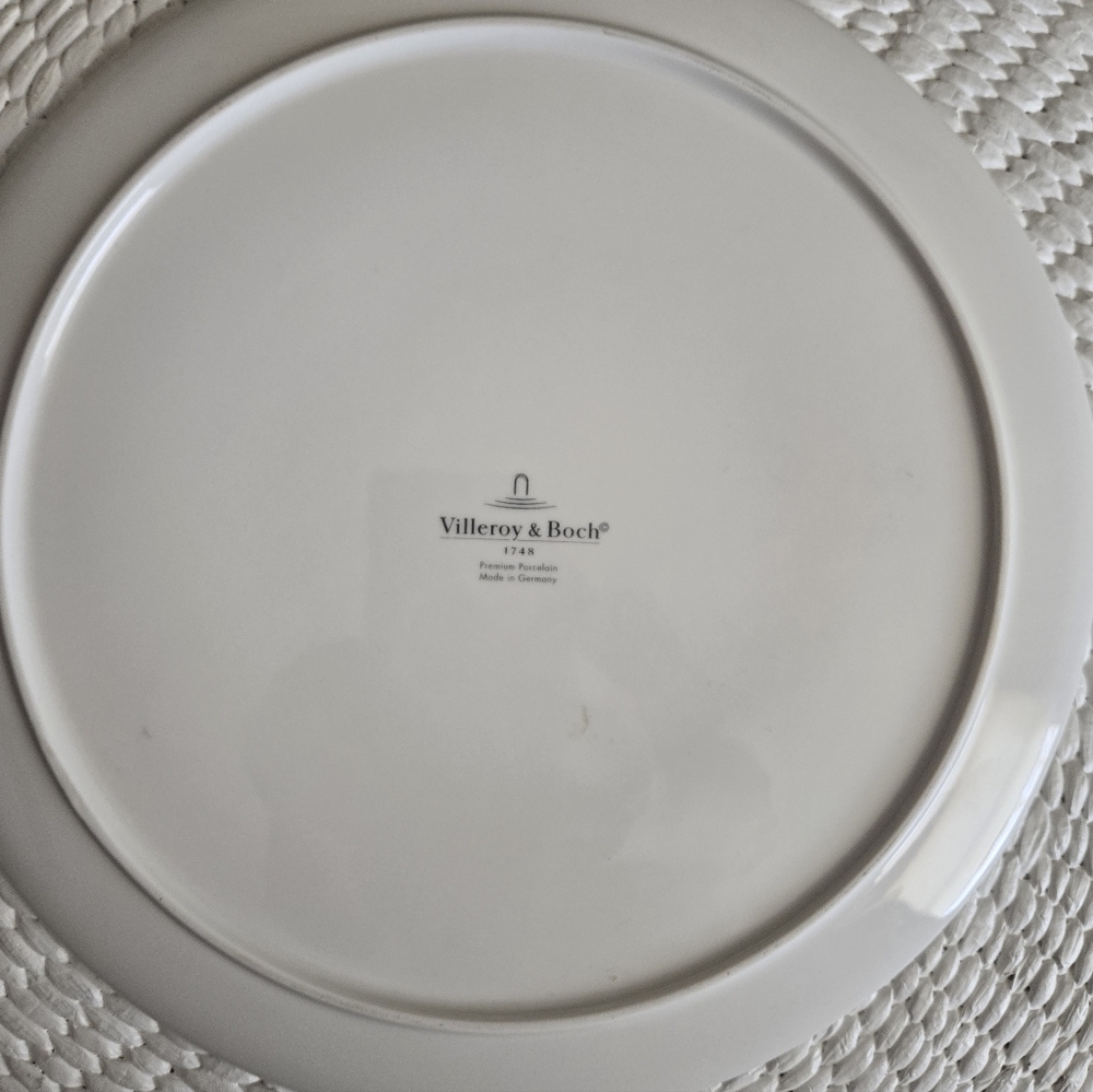 Villerroy & Boch Cake Plate Appetizer Platter Wedding Church Scene - Picture 5 of 7